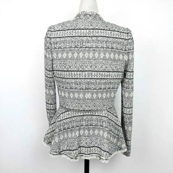 Rebecca Taylor Tweed & Chain Jacket size 2 - Picture 5 of 14